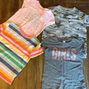 Girls Gap Kids Short Sleeve Shirt Bundle, L (10)